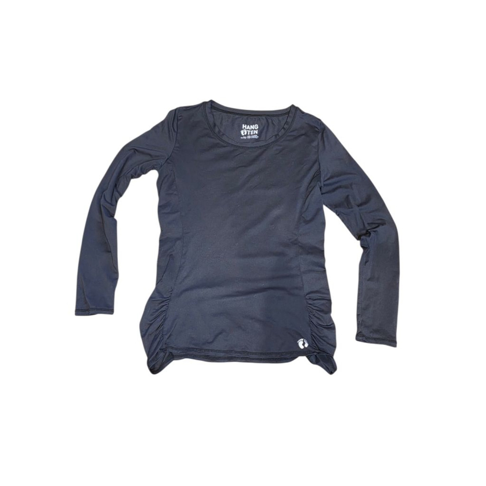 Women's Hang Ten Black Long Sleeve Rash Guard M